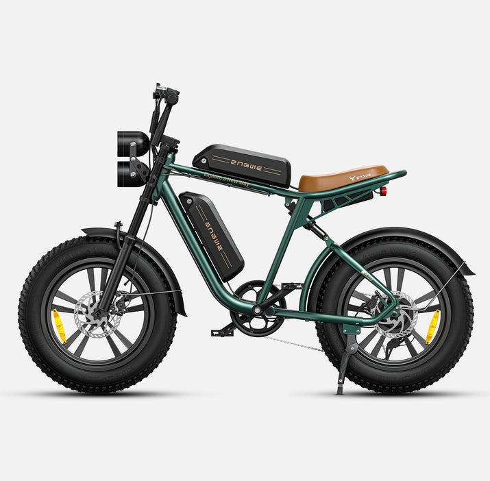 ENGWE M20 Electric Bike for Adults-750W 4.0 * 20" Fat Tire Offroad Cruiser E Motorcycle28MPH 94Miles Long Range for48V13Ah(26Ah-Dual Battery Option), FullSuspension